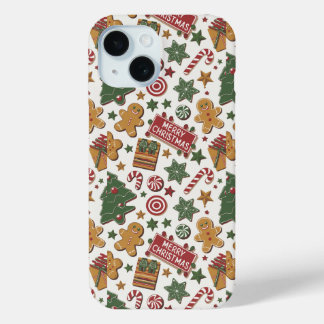 Lebkuchen, Süßigkeiten und Weihnachtsbäume, Case-Mate iPhone Hülle