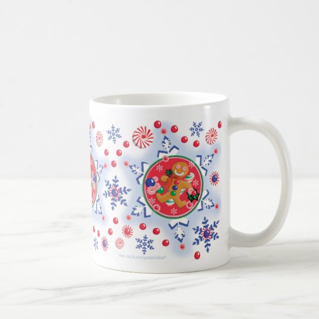 LEBKUCHEN u. SCHNEEFLOCKEN Tasse (Rechts)