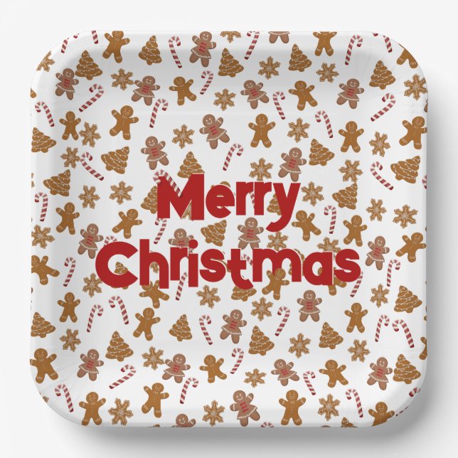 Lebkuchen und Süßspeisen Pappteller (Vorderseite)