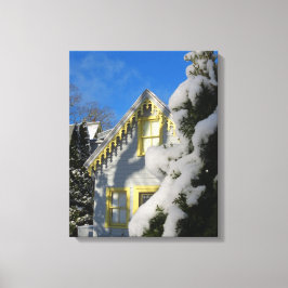 Lebkuchen und Winterschnee - Martha's Vineyard Leinwanddruck