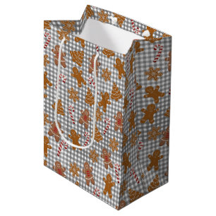 Lebkuchen und Zuckerstangen Mittlere Geschenktüte