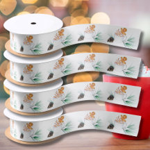 Lebkuchen Wasserfarbe Kakao mit Kiefernkone