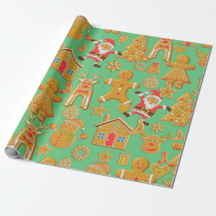 Lebkuchen Weihnachten Geschenkpapier