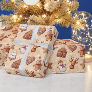 Lebkuchen Weihnachten Geschenkpapier