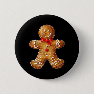 Lebkuchen Weihnachten Grafische Weihnachtsfamilie  Button
