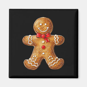 Lebkuchen Weihnachten Grafische Weihnachtsfamilie  Magnet