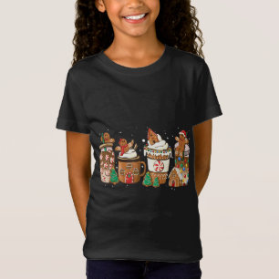 Lebkuchen Weihnachten Kaffee Cups Latte Dri T-Shirt