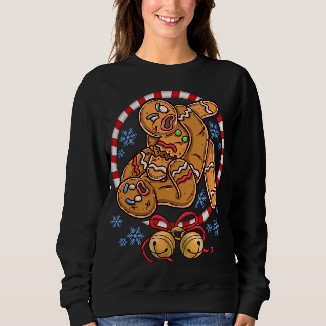 Lebkuchen Weihnachten Weihnachtskriege Sweatshirt (Vorderseite)