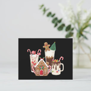 Lebkuchen-Weihnachts-Kaffee-Liebhaber-Geschenk Xma Feiertagspostkarte