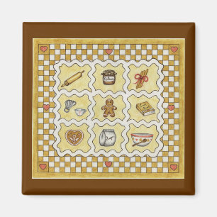 Lebkuchen-Weihnachts-Küchenmagnet Magnet