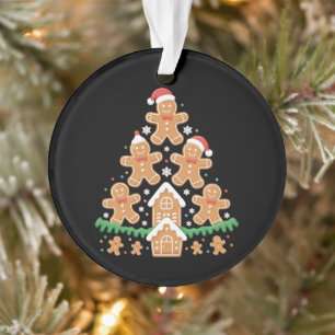 Lebkuchen-Weihnachtsbaum-Lichter-Keksbacken Ornament