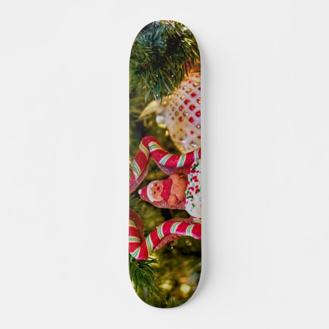 Lebkuchen Weihnachtsdekoration Skateboard (Vorne)