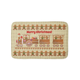 Lebkuchen Weihnachtsgebäck Party Bath Mat Badematte