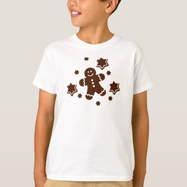 Lebkuchen Weihnachtsplätzchen T-Shirt (Vorderseite)