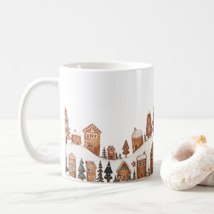 Lebkuchen-Weihnachtsstadt-Tasse Kaffeetasse