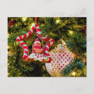 Lebkuchen Weihnachtsverzierung Postkarte