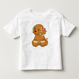 Lebkuchen-Welpe Kleinkind T-shirt