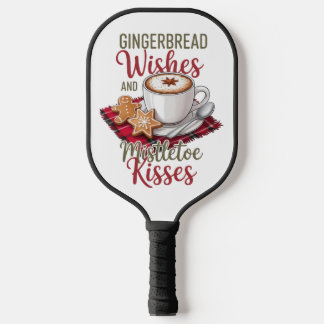 Lebkuchen-Wünsche und Mistelzweig-Küsse - Feiertag Pickleball Schläger