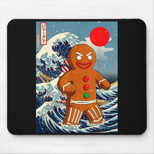 Lebkuchen-Zilla Vintage Japanische Kunst Lustig We Mousepad