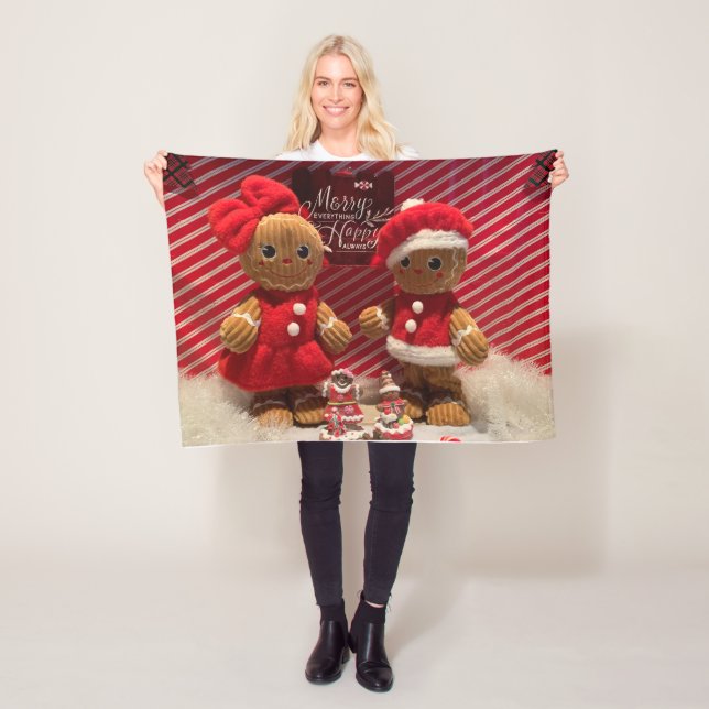 Lebkuchendecke Fleecedecke (Beispiel)