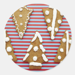 Lebkuchendekorationen Runder Aufkleber