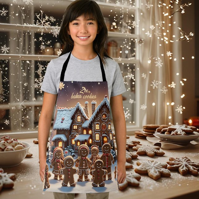 Lebkuchengewächse und niedliche Lebkuchengewächse Schürze (Von Creator hochgeladen)