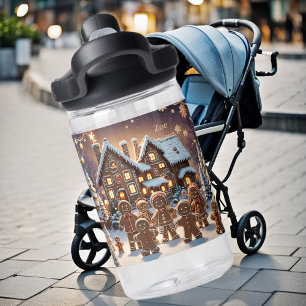 Lebkuchengewächse und niedliche Lebkuchengewächse Trinkflasche