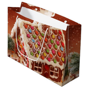 Lebkuchenhaus Weihnachten Große Geschenktüte