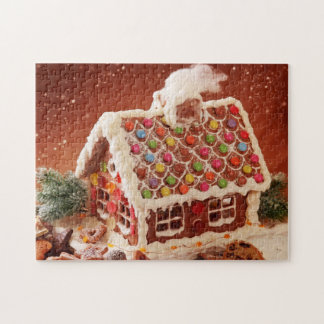Lebkuchenhaus Weihnachten Puzzle