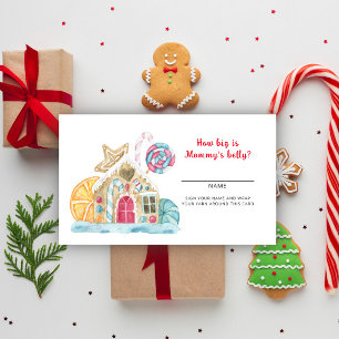 Lebkuchenhaus - wie groß ist der Bauch der Mama Begleitkarte