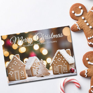 Lebkuchenhäuschen Frohe Weihnachten Immobilien 