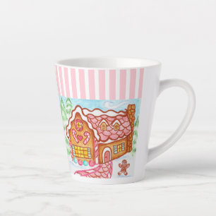 Lebkuchenhäuschen Latte Tasse Becher