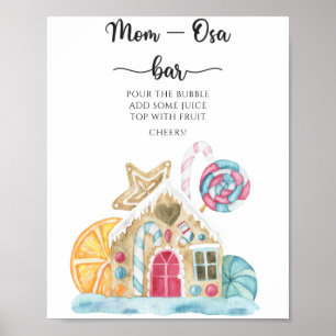 Lebkuchenhäuschen - Mom-osa-Bar Poster