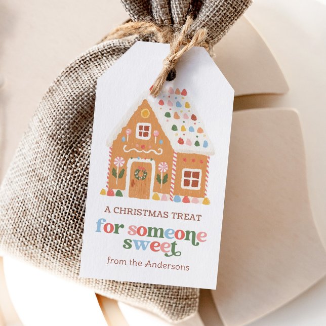 Lebkuchenhäuschen Weihnachtsfeiertage Geschenkanhänger (Von Creator hochgeladen)
