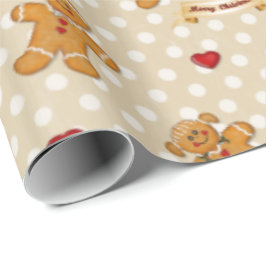 Lebkuchenjunge und Mädchen 2 Geschenkpapier
