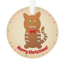 Lebkuchenkatze und ein Lebkuchenherz