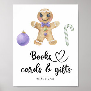 Lebkuchenmann - Bücher Karten und Geschenke Poster