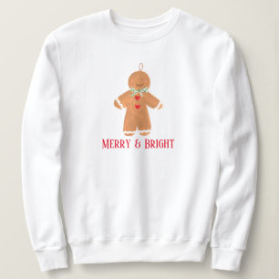 Lebkuchenmann Frohe Weihnachten lustig Süß Sweatshirt