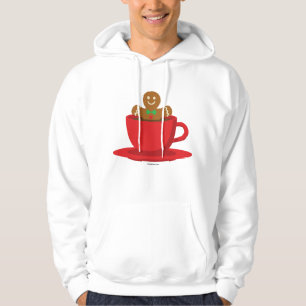 Lebkuchenmann in heißer Schokolade-Rot-Cup Hoodie
