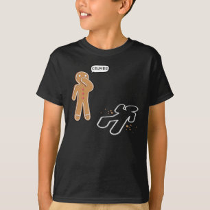 Lebkuchenmann ironischer Tatort 'KRUMEN T-Shirt