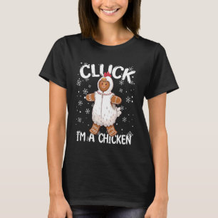 Lebkuchenmann-Keks-Huhn-Weihnachten-Lustig T-Shirt