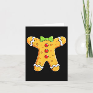 Lebkuchenmann-Kostüm Halloween Weihnachten Jungen  Karte