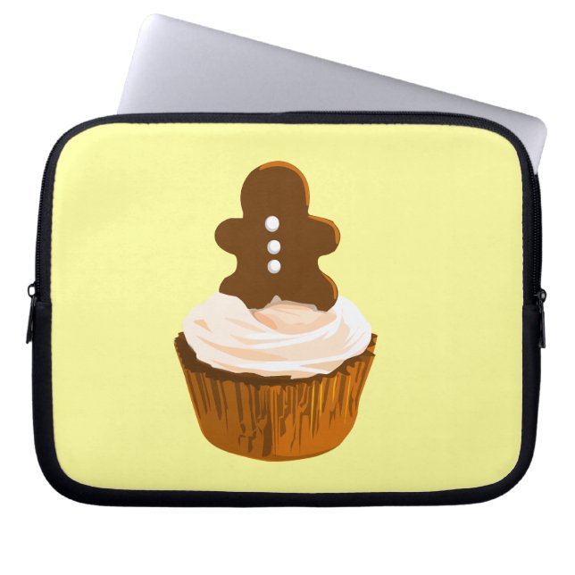 Lebkuchenmann-Kuchenlaptophülse Laptopschutzhülle (Vorderseite)