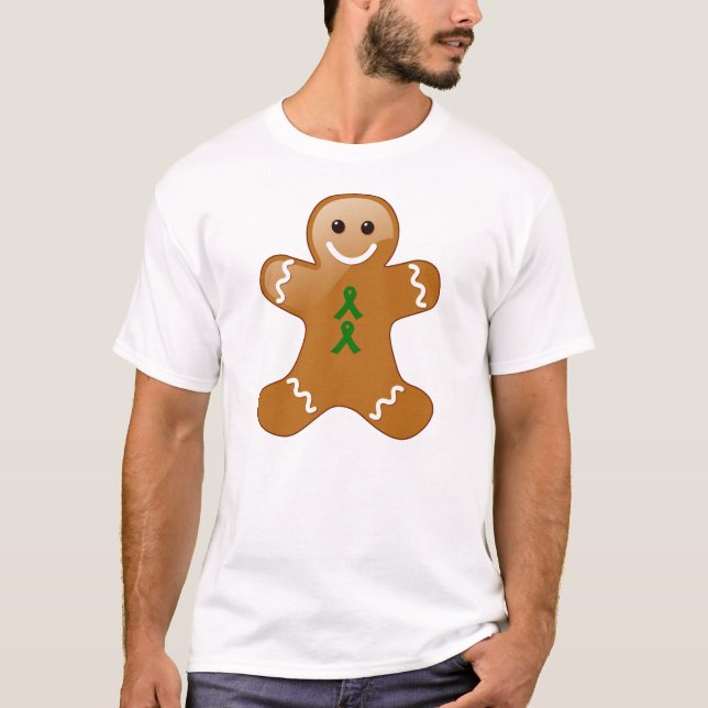Lebkuchenmann mit Ribbons T-Shirt (Vorderseite)