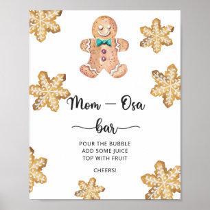 Lebkuchenmann \ Mom-osa-Riegel Poster