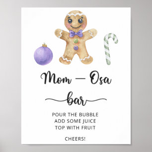 Lebkuchenmann-Mom-osa-Riegel Poster
