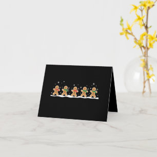Lebkuchenmann Süße Weihnachtsfeiertage Bäcker Karte