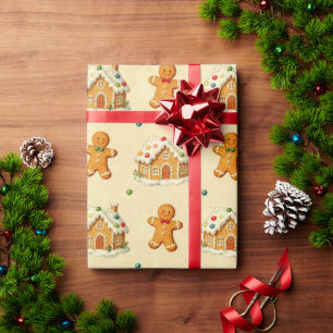 Lebkuchenmänner Geschenkpapier