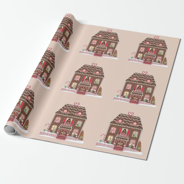 Lebkuchenpapier Geschenkpapier (Ungerollt)