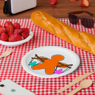 Lebkuchenpuppe Pappteller